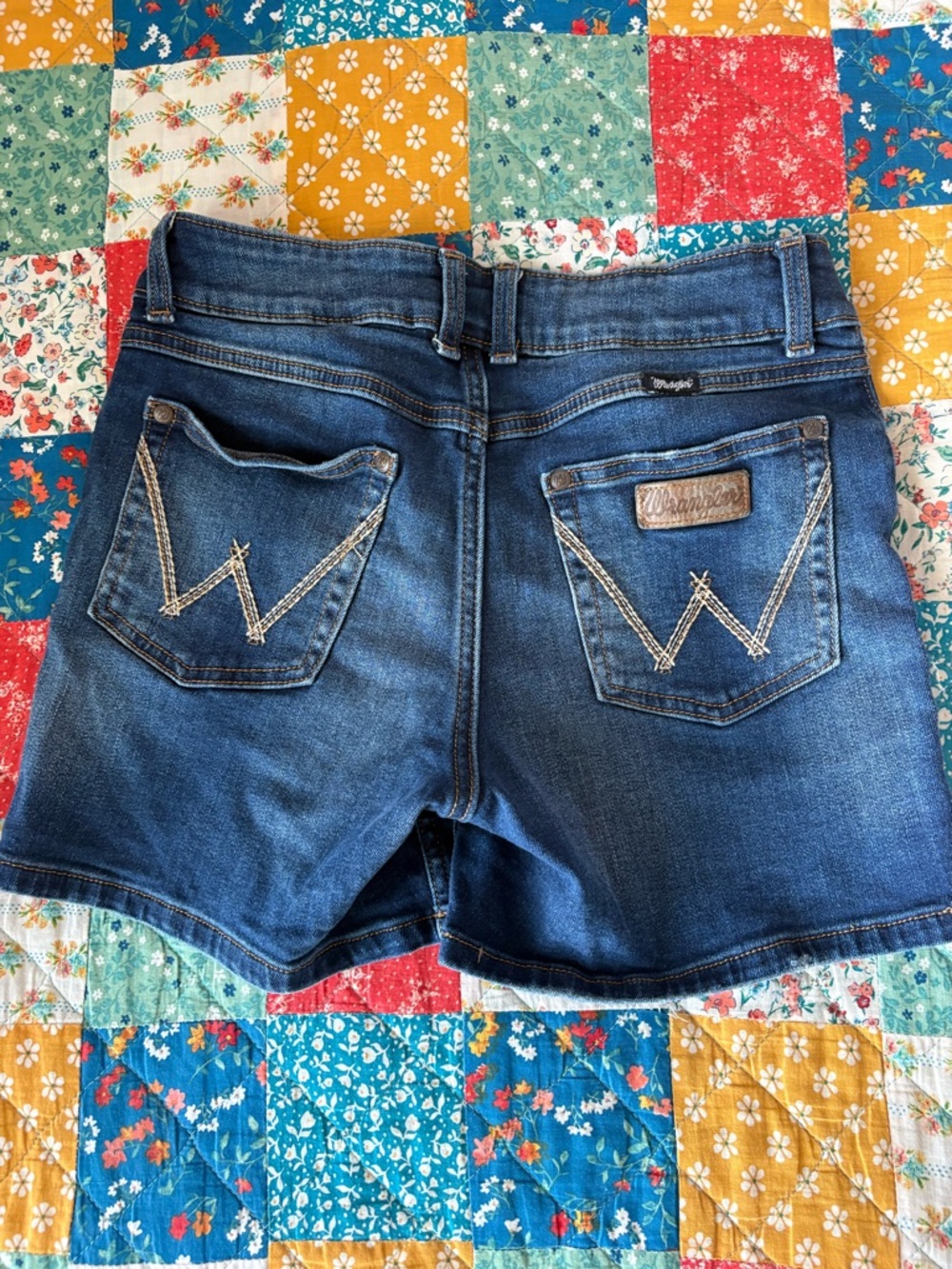 Wrangler Blue Denim Shorts